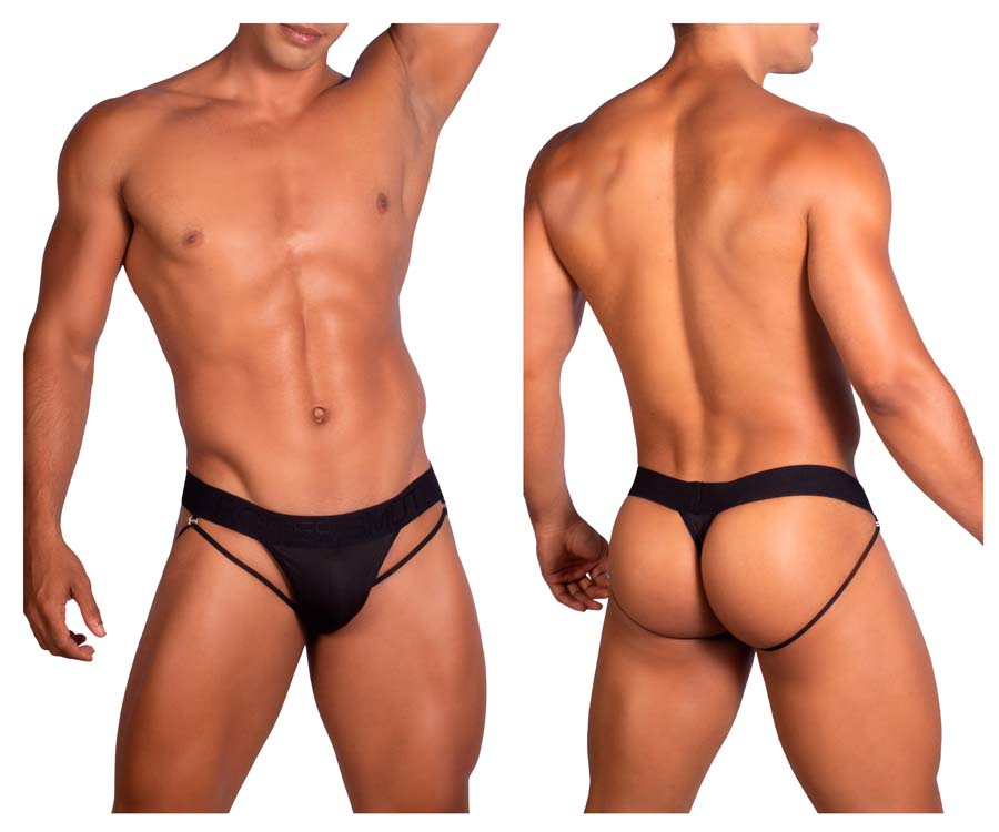 [Roger Smuth] Thongs Black (RS077)